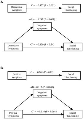 The mediating role of negative symptoms in “secondary factors” determining social functioning in chronic schizophrenia